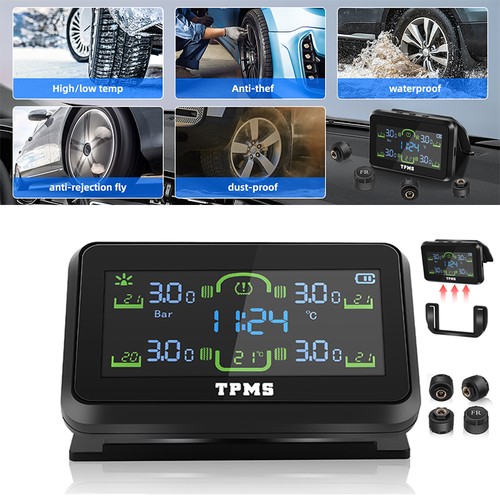 Car wireless solar tpms - tpms, lcd