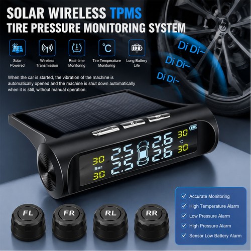 Solar wireless tpms car - solar,