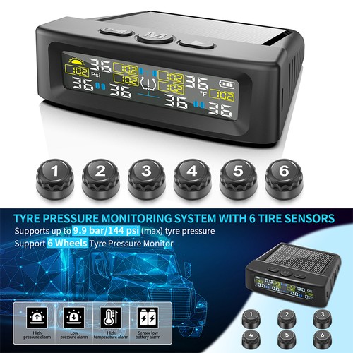 Solar tire pressure monitoring - tire,