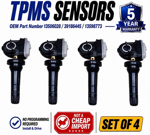 Tpms tyre pressure - 4x, sensors