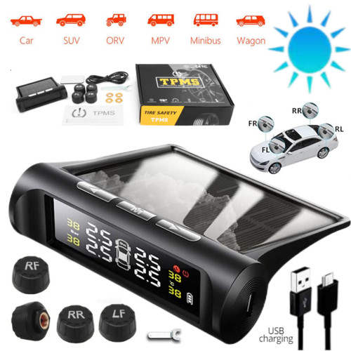 Wireless solar tpms lcd - wireless,