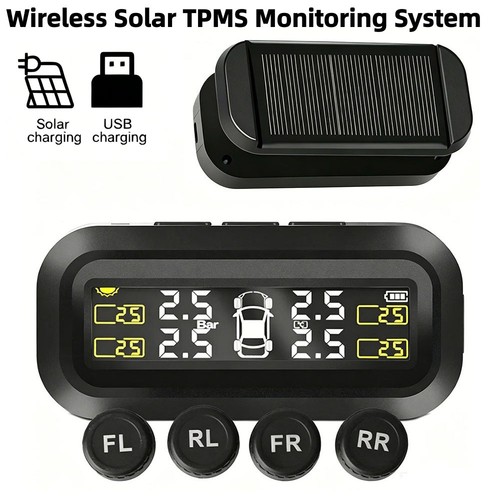 Solar tpms wireless car tyre - solar,