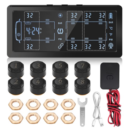 Solar tire pressure monitoring - tire,
