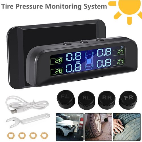Wireless solar tpms - wireless, lcd